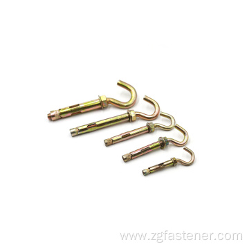 Yellow zinc hook bolt sleeve anchors Hexagonal Bolt Sleeve Anchor